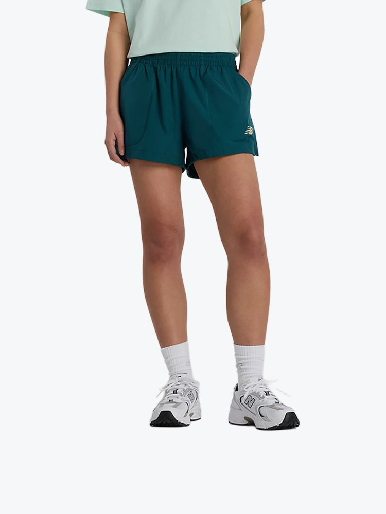 New Balance New Balance - Trackside Woven Short AAV - Shorts - Dames Multi Shorts