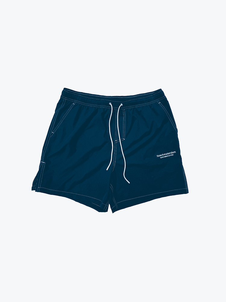 New Amsterdam Surf Association New Amsterdam Surf Association - Contrast Swimshort Blue Blue - Zwembroeken - Heren Blauw Zwembroeken