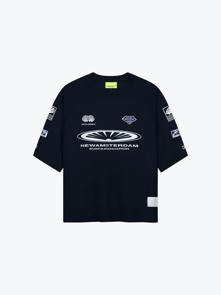New Amsterdam Surf Association New Amsterdam Surf Association - Competition Jersey Black Black - Overhemden - Heren Zwart Overhemden