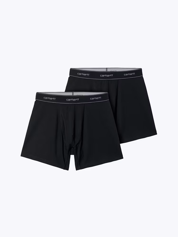 Carhartt WIP Carhartt WIP - Cotton Trunks Black + Black - Onderbroeken - Unisex Zwart Onderbroeken