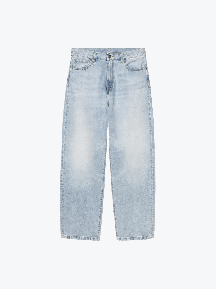 Carhartt WIP Carhartt WIP - Landon Pant Blue Heavy Worn Bleached - Jeans - Heren Blauw Jeans