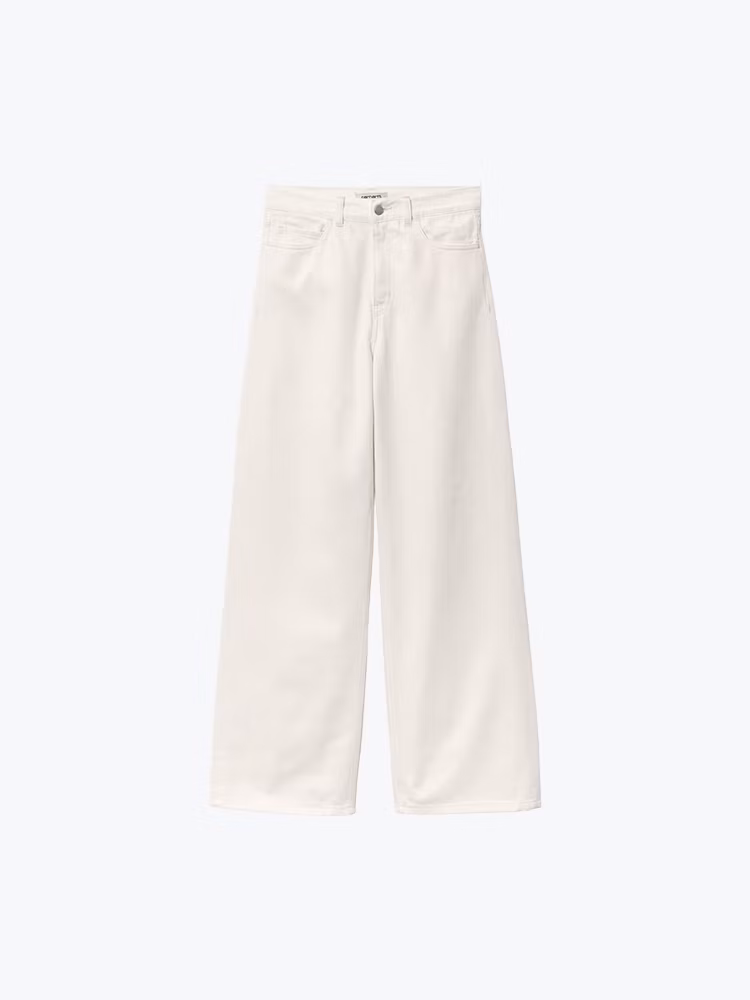 Carhartt WIP Carhartt WIP - W' Jane Pant White Rinsed - Broeken - Dames Wit Broeken
