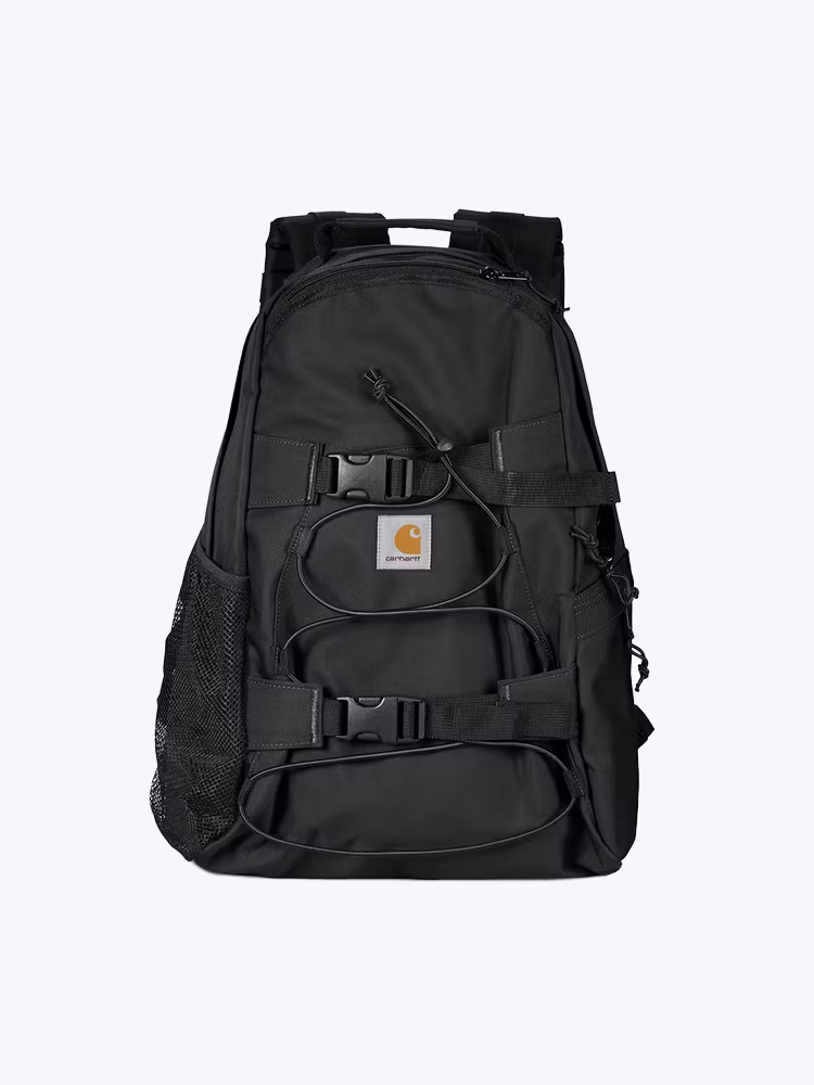 Carhartt WIP Carhartt WIP - Kickflip Backpack Black - Tassen - Unisex Zwart Tassen