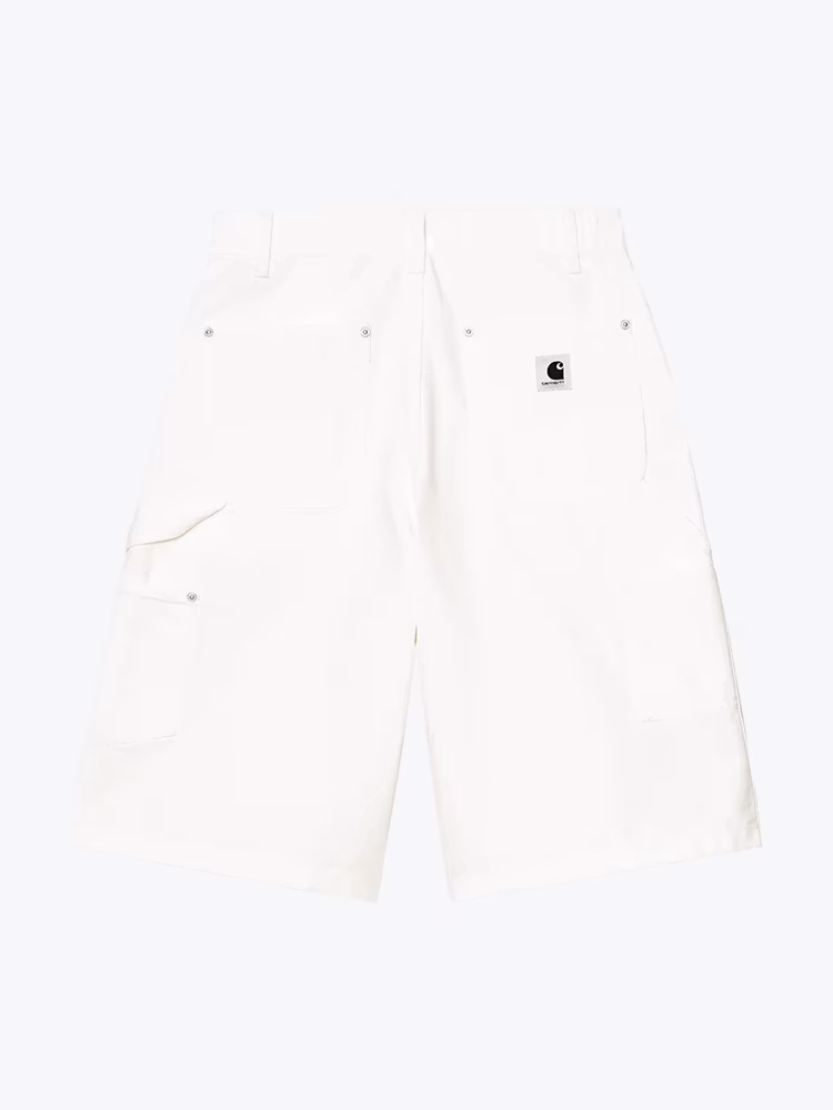 Carhartt WIP Carhartt WIP - W' Nixon Single Knee Short Wax Stone Washed - Shorts - Dames Beige Shorts