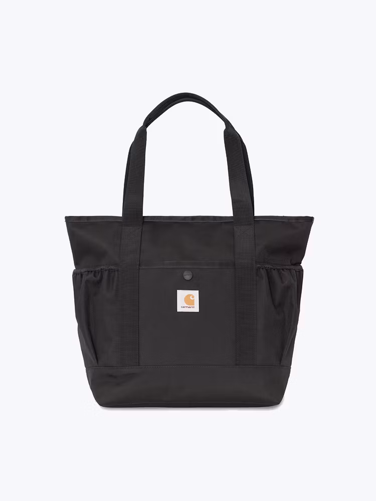 Carhartt WIP Carhartt WIP - Clapton Tote Bag Black - Tassen - Unisex Zwart Tassen