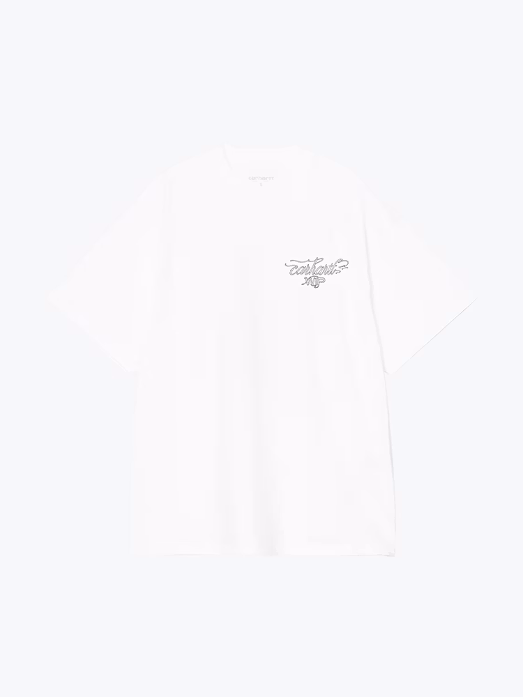 Carhartt WIP Carhartt WIP - W' S/S Julia Klenovsky T-Shirt White - T-Shirts - Dames Wit T-shirts