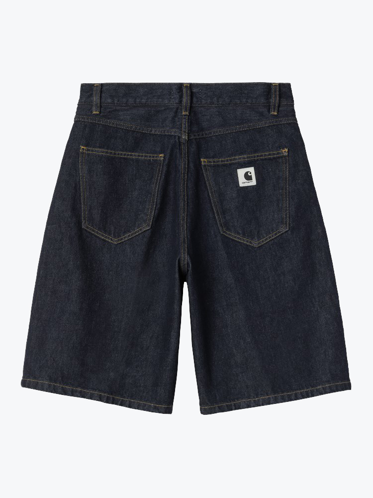 Carhartt WIP Carhartt WIP - W' Brandon Short Blue Rinsed - Shorts - Dames Blauw Shorts