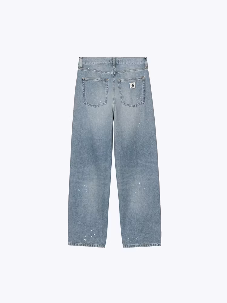 Carhartt WIP Carhartt WIP - W' Arin Pant Blue Destroy Wash - Broeken - Dames Blauw Broeken