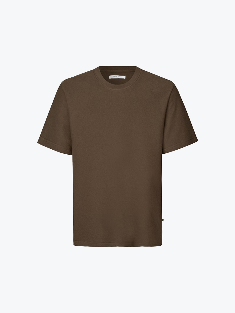 Samsoe Samsoe Samsoe Samsoe - Odin T-Shirt 11600 Turkish Coffee - T-Shirts - Heren Zwart T-Shirts