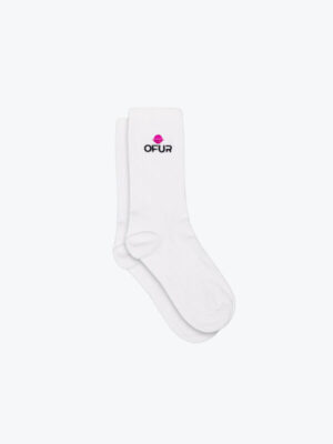 OFUR - Original Magenta Socks White - Sokken - Unisex