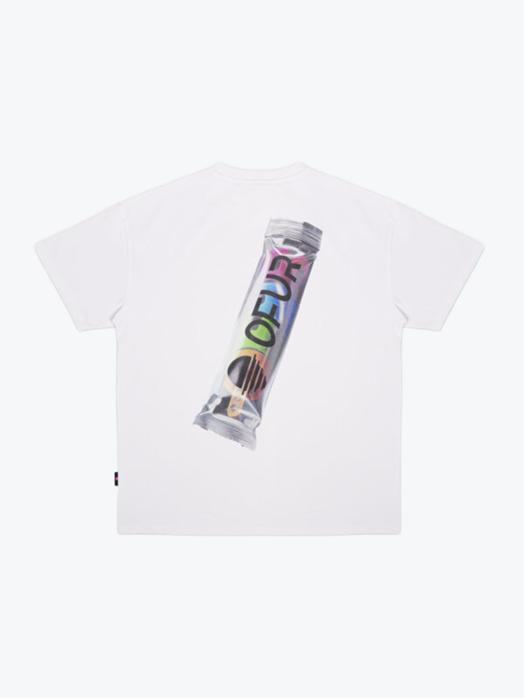 Ofur OFUR - Shiny Popsicle T-Shirt White - T-Shirts - Heren Wit T-Shirts