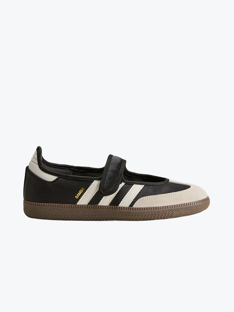 Adidas Adidas - Samba Jane W  Cblack/Owhite/Goldmt Black - Schoenen - Unisex Zwart Schoenen