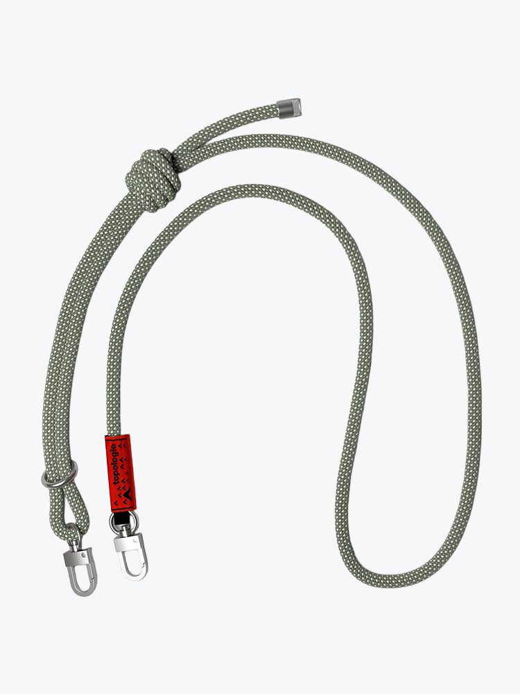 Topologie Topologie - 8.0Mm Rope Strap Sage Lattice Sage Lattice - Accessoires - Unisex Groen Tassen