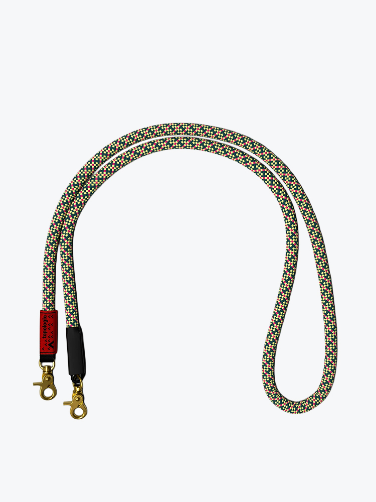Topologie Topologie - 10Mm Rope Strap Pink Checkboard Pink Checkboard - Accessoires - Unisex Multi Tassen