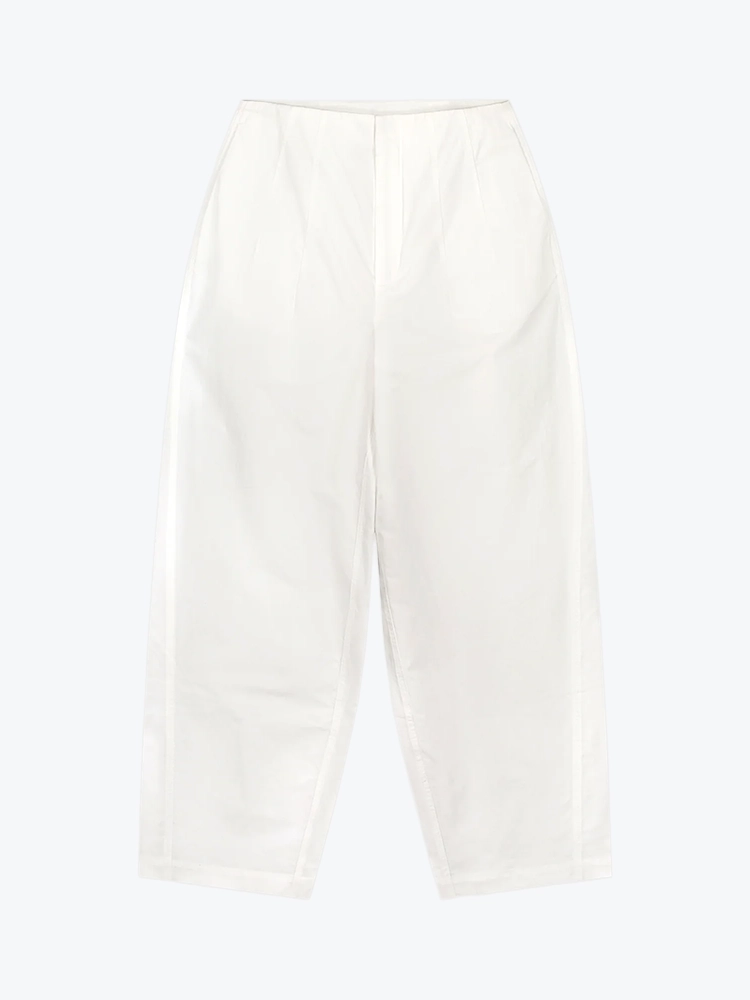 OLAF Olaf - Barrel Leg Pants Optical White - Broeken - Dames Wit Broeken