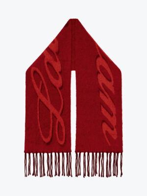 Laagam - Juno Red Scarf Red - Sjaals - Heren