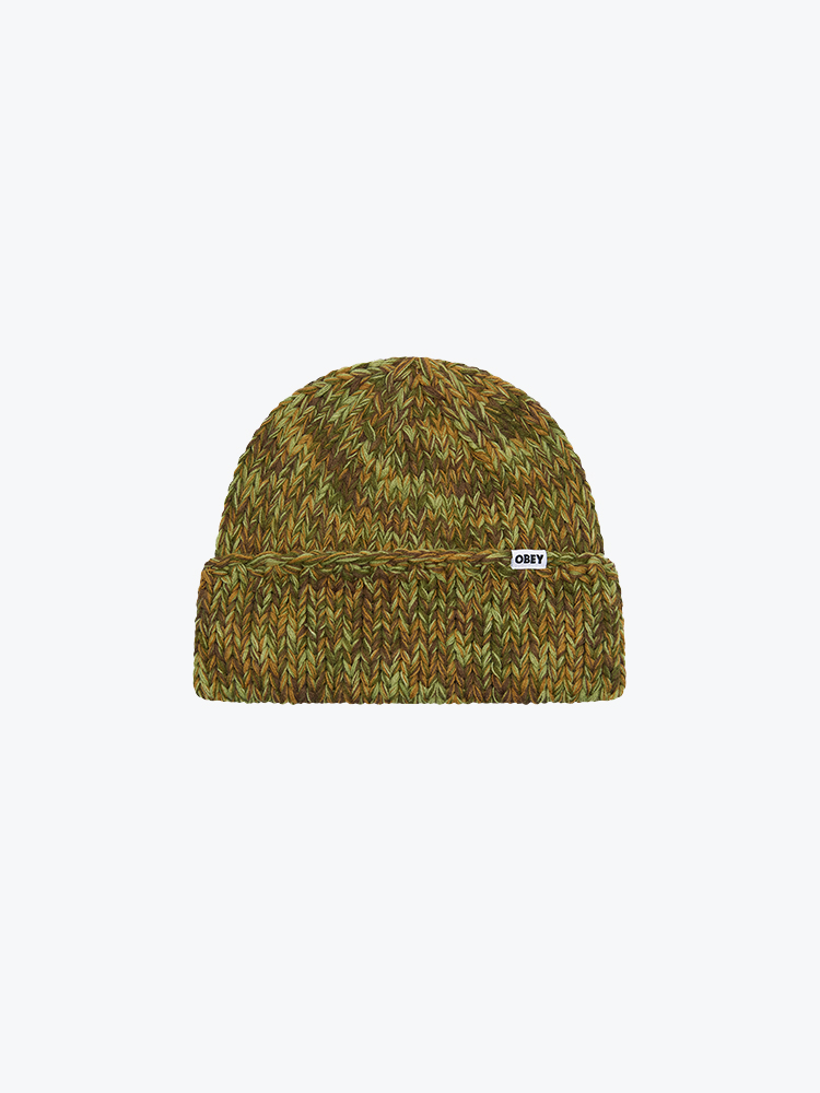 Obey Obey - Rocksteady crotche beanie Golden brown multi - Mutsen - Heren Goud Mutsen