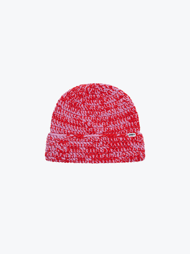 Obey Obey - Desmond crotche beanie Salsa multi - Mutsen - Heren Bruin Mutsen