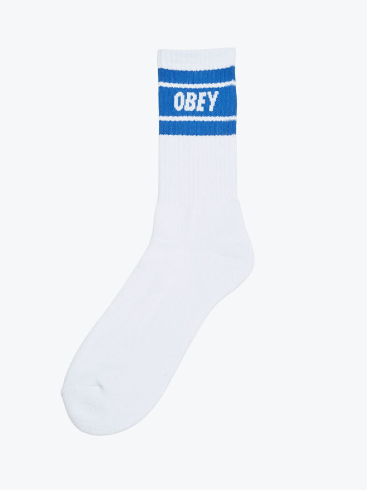 Obey Obey - Cooper II Socks White / blue - Sokken - Heren Blauw Sokken