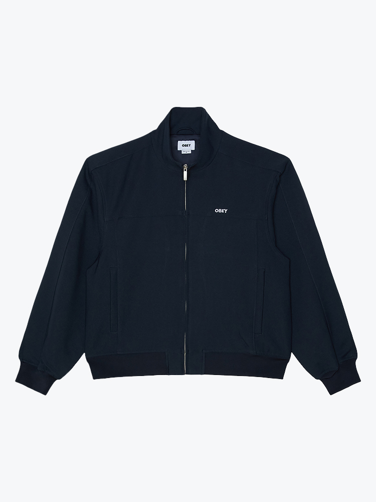 Obey Obey - Obey tailored track jacket Navy - Jassen - Heren Blauw Jassen