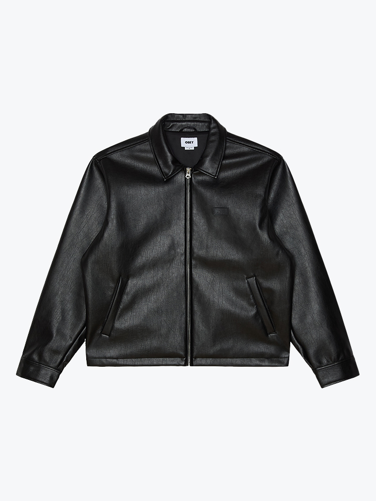 Obey Obey - Obey workman pu jacket Black - Jassen - Heren Zwart Jassen