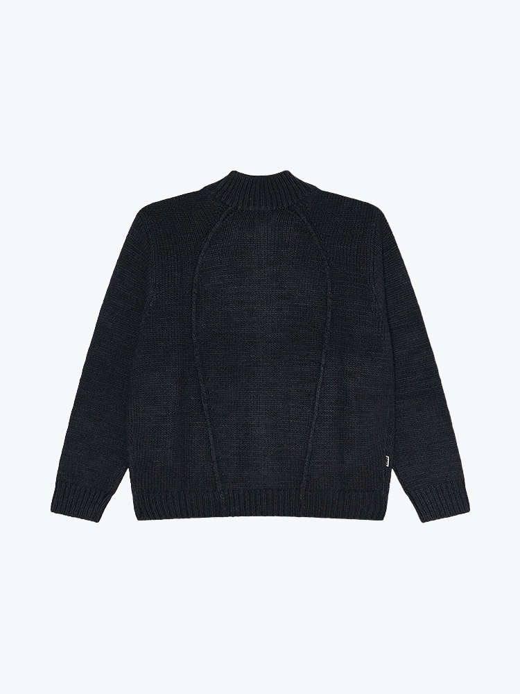 Obey Obey - Obey ryo zip up cardigan Dark navy - Vesten - Heren Blauw Vesten