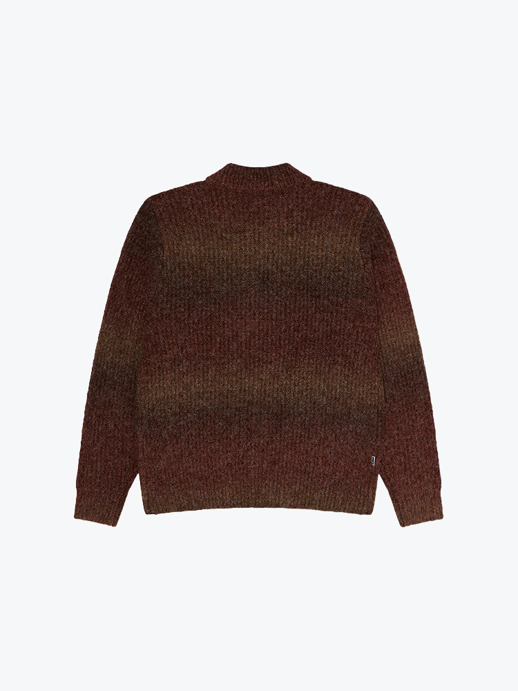 Obey Obey - Obey anton gradient cardigan Brown multi - Vesten - Heren Bruin Vesten