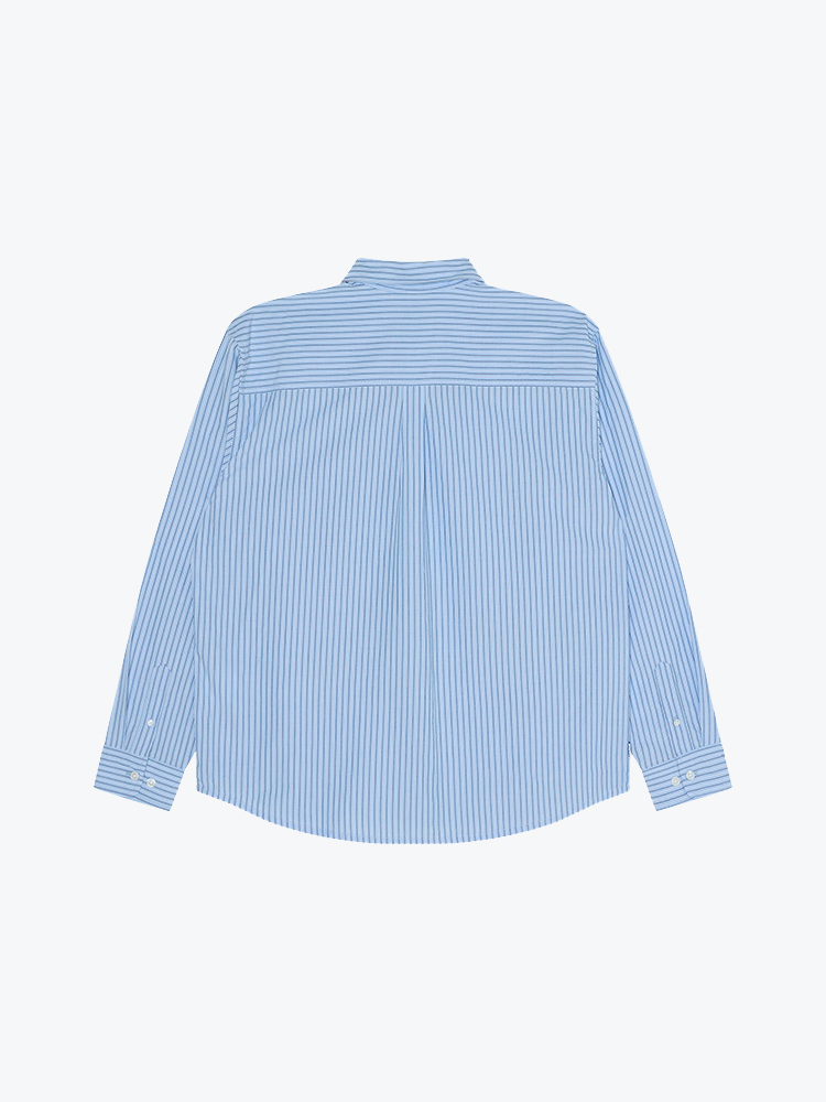 Obey Obey - Billy woven Light blue multi - Overhemden - Heren Blauw Overhemden