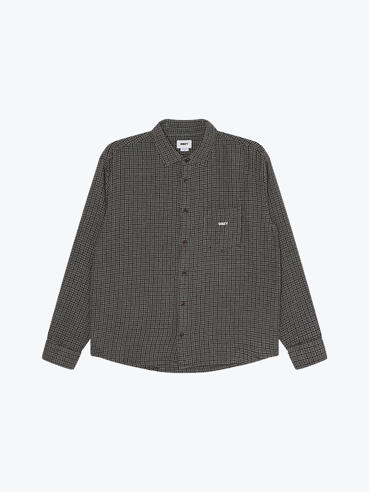 Obey Obey - Bigwig jack woven Black multi - Jassen - Heren Zwart Jassen