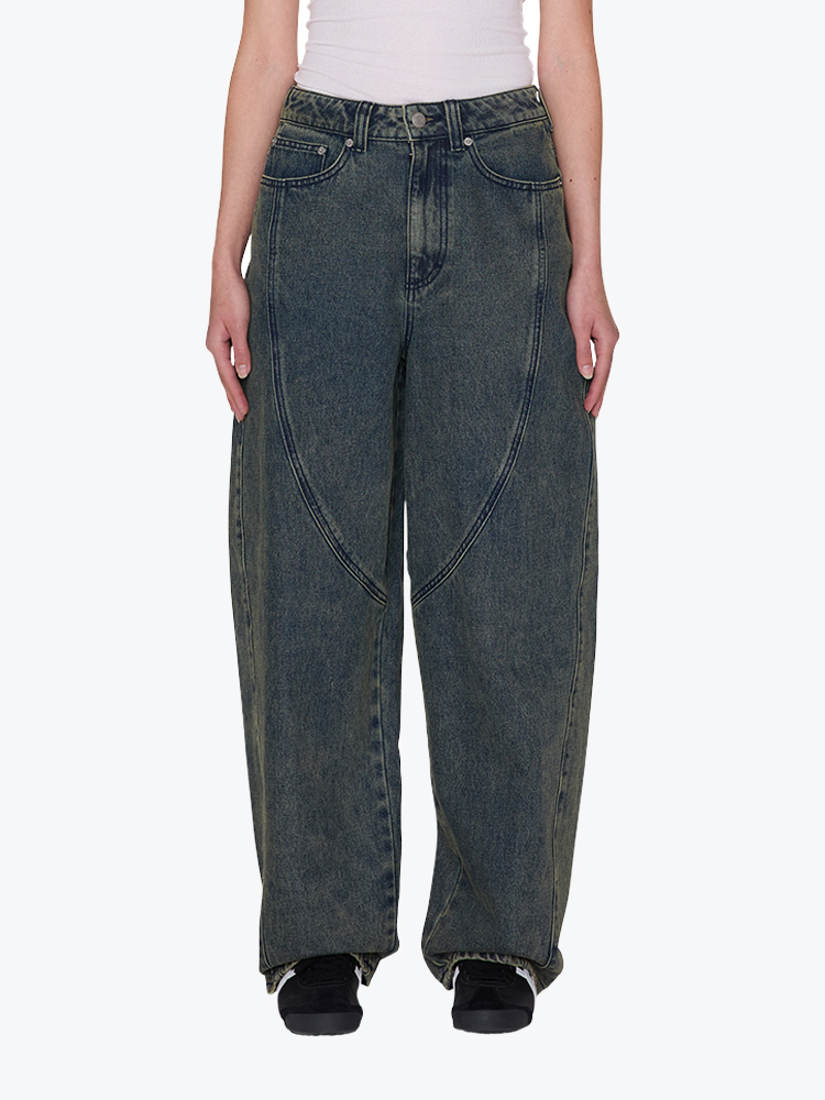 Obey Obey - Obey nana denim Yellow tint wash - Jeans - Dames Geel Jeans