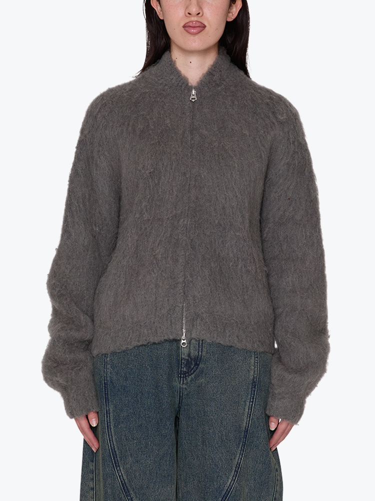 Obey Obey - Obey caia sweater bomber Charcoal - Vesten - Dames Zwart Vesten