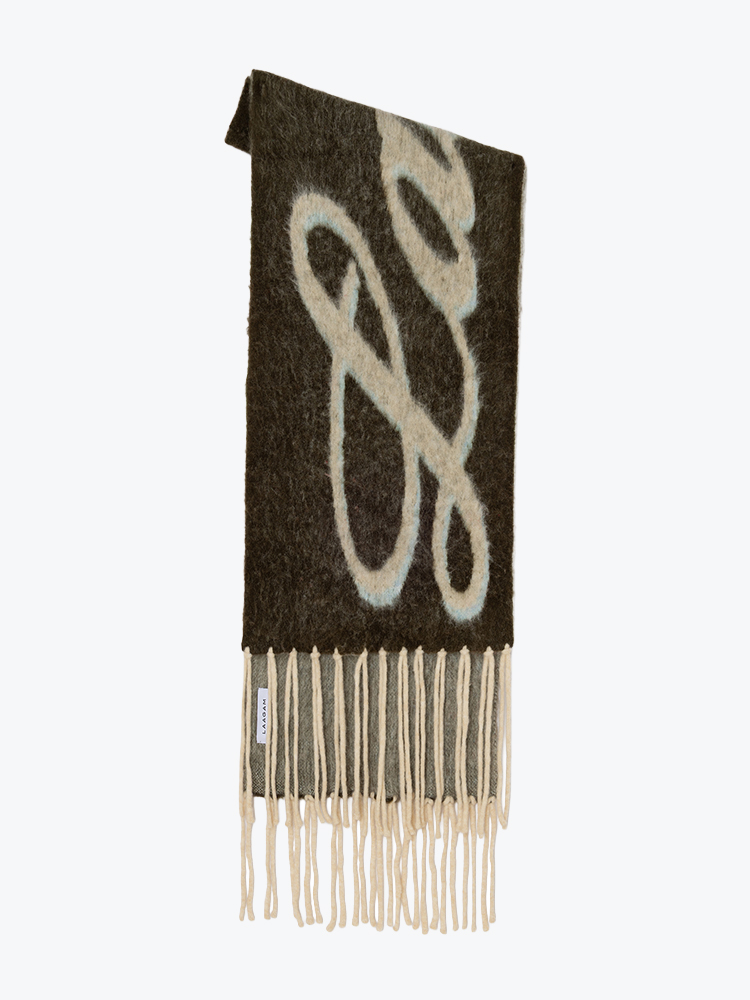 Laagam Laagam - Juno Brown Scarf Brown - Sjaals - Heren Bruin Sjaals
