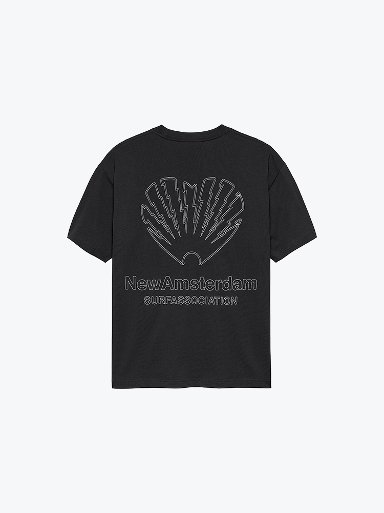 New Amsterdam Surf Association New Amsterdam Surf Association - Cpr Tee Black - T-Shirts - Heren Zwart T-Shirts