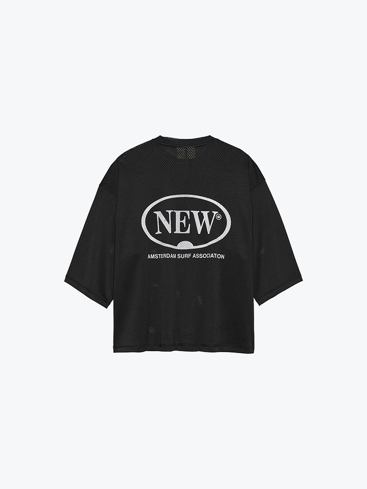 New Amsterdam Surf Association New Amsterdam Surf Association - Mesh Jersey Black - T-Shirts - Heren Zwart T-Shirts