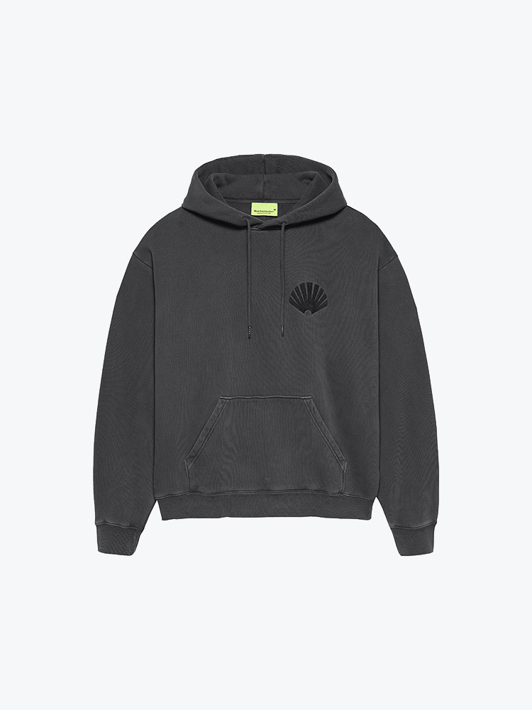 New Amsterdam Surf Association New Amsterdam Surf Association - Chop Hoodie Caviar - Truien - Heren Grijs Truien