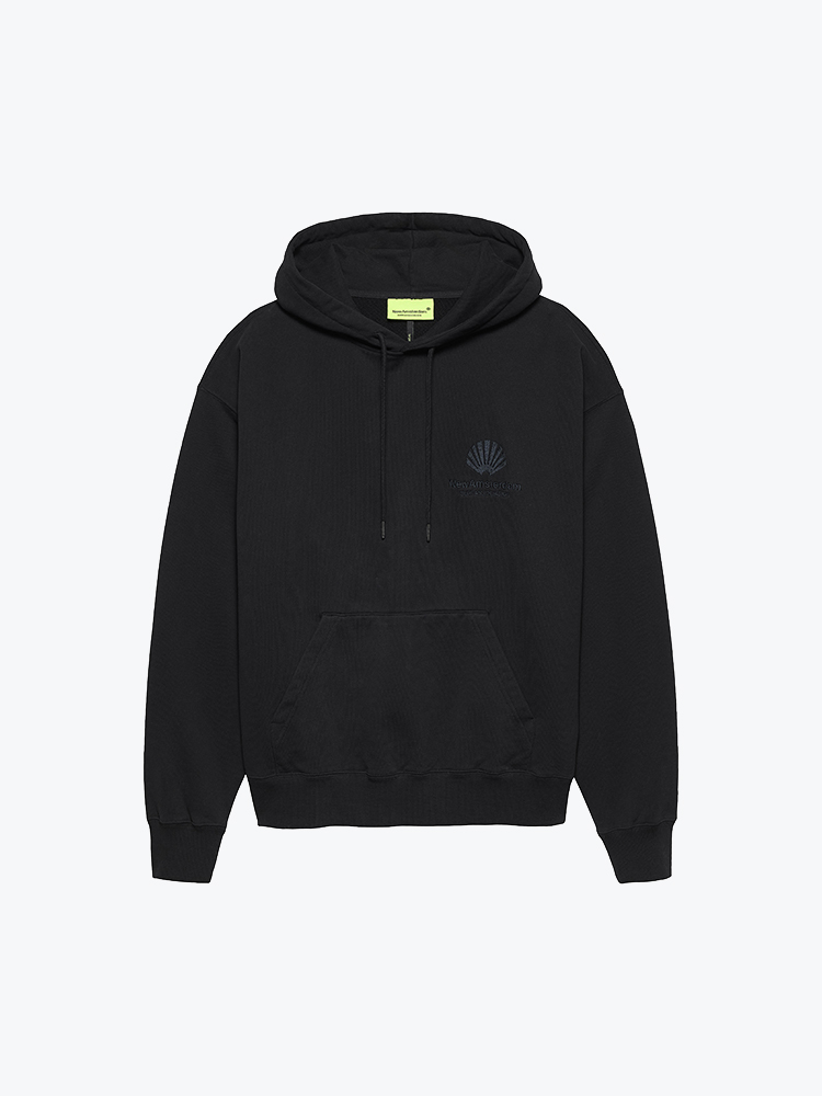 New Amsterdam Surf Association New Amsterdam Surf Association - Logo Hoodie Black/Night Sky - Truien - Heren Zwart Truien