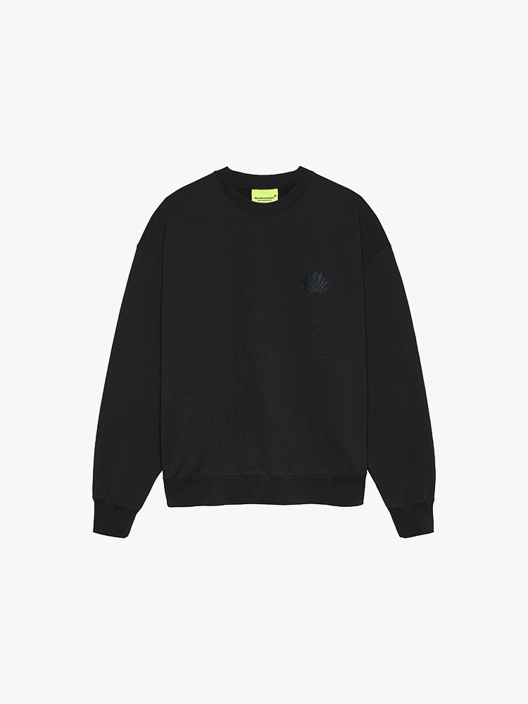 New Amsterdam Surf Association New Amsterdam Surf Association - Logo Crewneck Black/Night Sky - Truien - Heren Zwart Truien