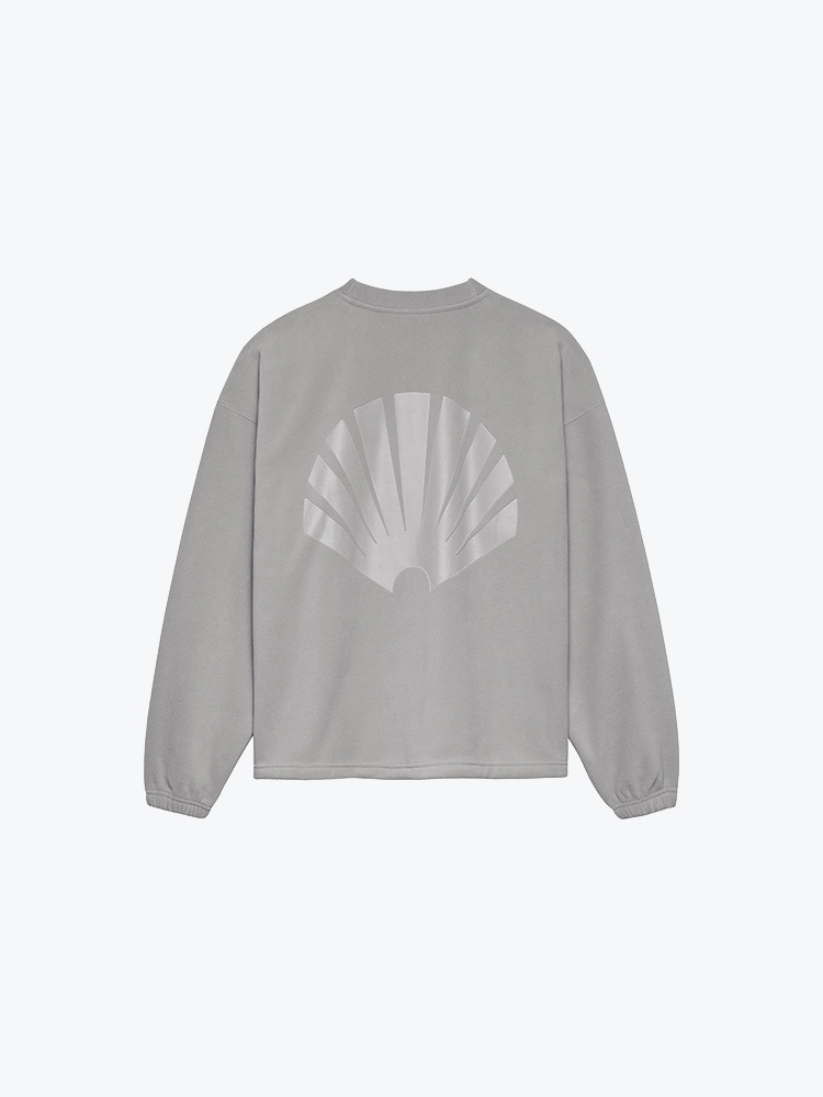 New Amsterdam Surf Association New Amsterdam Surf Association - Fleece Crewneck Stone - Truien - Heren Bruin Truien