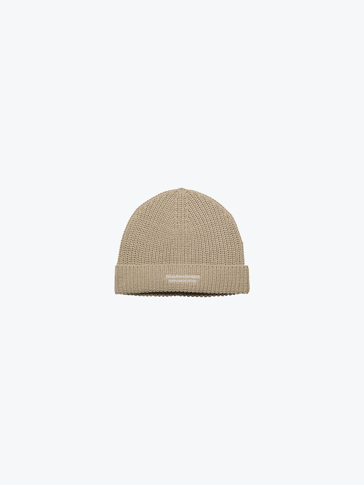New Amsterdam Surf Association New Amsterdam Surf Association - Reversible Logo Beanie Sand - Mutsen - Heren Bruin Mutsen
