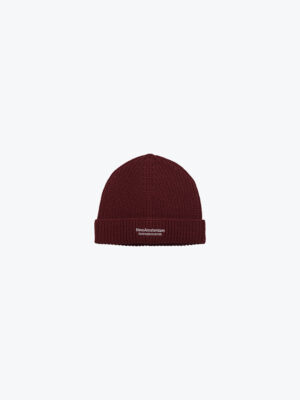 New Amsterdam Surf Association - Reversible Logo Beanie Burgendy - Mutsen - Heren