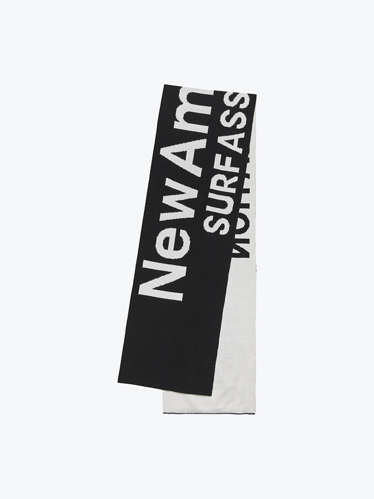 New Amsterdam Surf Association New Amsterdam Surf Association - Name Scarf Black/White - Sjaals - Heren Wit Sjaals