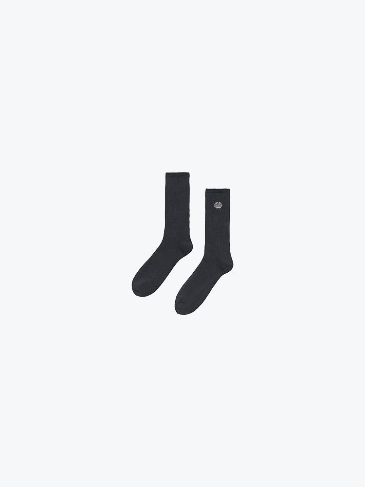 New Amsterdam Surf Association New Amsterdam Surf Association - Embroidered Socks Caviar - Sokken - Heren Bruin Sokken