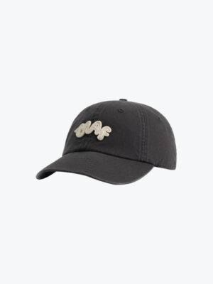 Olaf - Washed Signature Logo Cap Charcoal - Petten - Heren