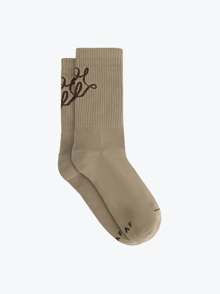 OLAF Olaf - Monogram Logo Socks Treehouse - Sokken - Heren Bruin Sokken