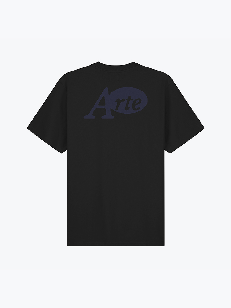 Arte Antwerp Arte Antwerp - Sticker T-shirt Black - T-Shirts - Heren Zwart T-Shirts