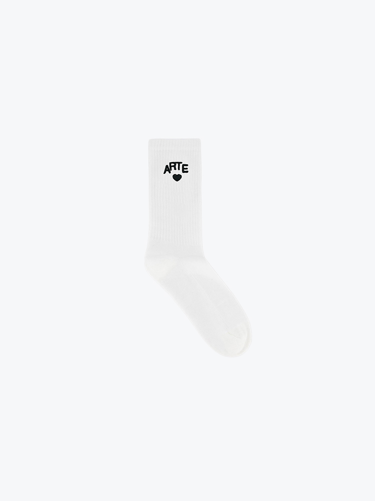 Arte Antwerp Arte Antwerp - Cor Uniform Socks White - Sokken - Heren Wit Sokken