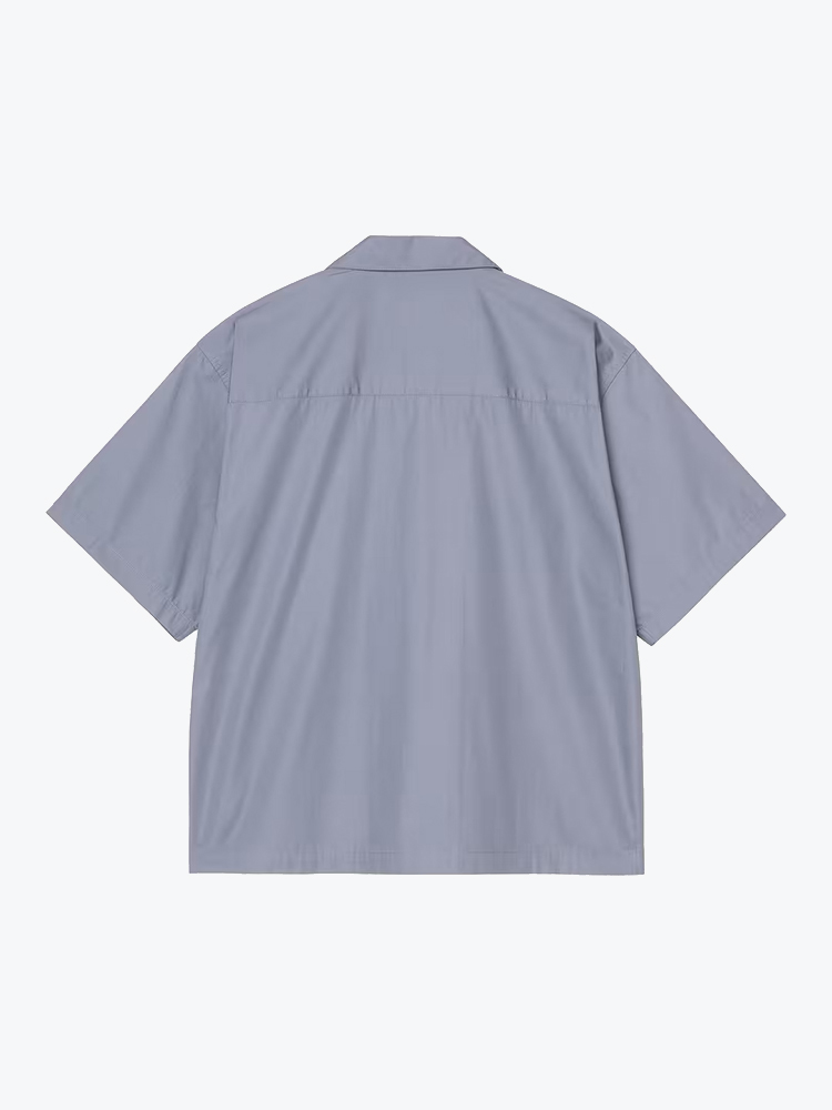 Carhartt WIP Carhartt WIP - S/S Kendry Shirt Shady Blue / White - T-Shirts - Heren Blauw T-Shirts