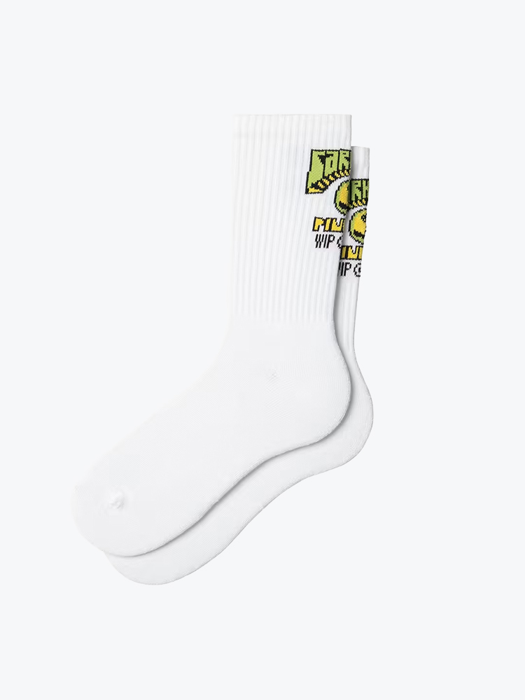 Carhartt WIP Carhartt WIP - Pinball Socks White - Sokken - Heren Wit Sokken
