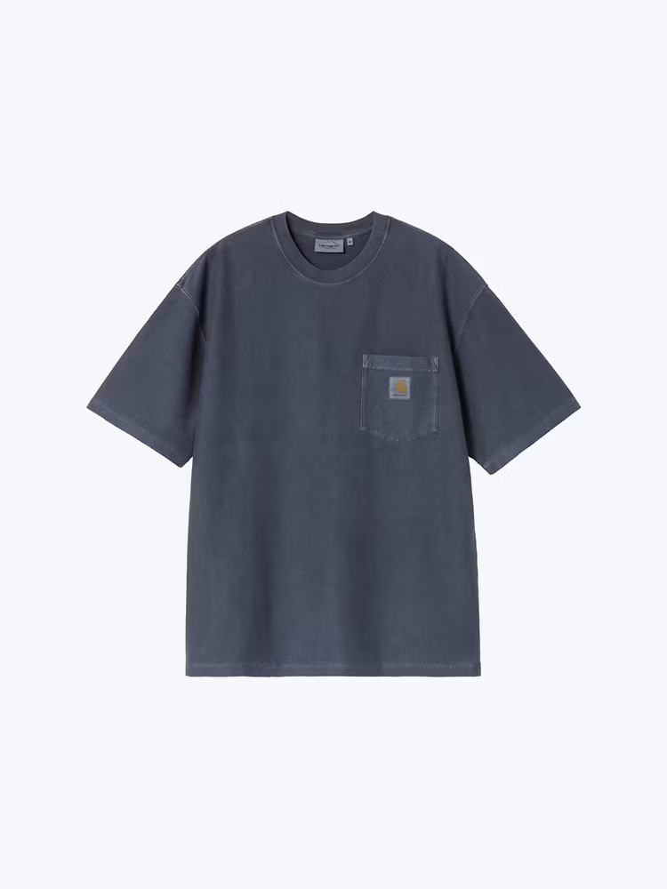 Carhartt WIP Carhartt WIP - L/S Loose Pocket T-Shirt Dark Navy - T-Shirts - Heren Blauw T-Shirts
