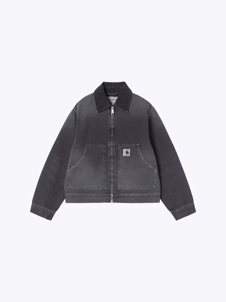 Carhartt WIP Carhartt WIP - W' OG Arcan Jacket Black / Black Destroy Wash - Jassen - Dames Zwart Jassen
